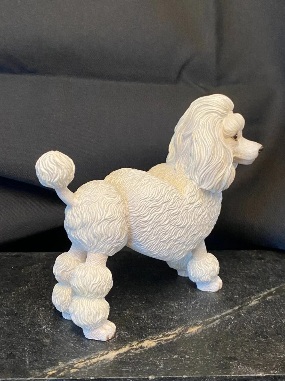 VTG Westland Giftware Poochware White Poodle Figurine 11578 Rare